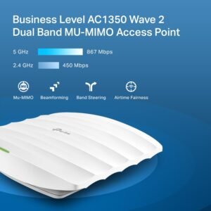 TP-Link EAP223 w/No Adapter Omada AC1350 Gigabit Wireless Access Point Business WiFi Solution w/Mesh Support - Image 2