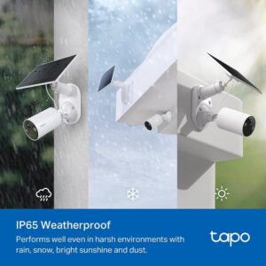 Tapo TP-Link Solar-Powered Security Camera Kit, 2K Wireless Battery Camera w/Solar Panel C410 KIT - Image 8