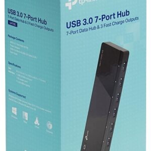 TP-LINK 7-Port USB 3.0 Hub, 5Gbps Transfer Rate with 12V/2.5A Power Adapter, 1-Meter USB 3.0 Cable, Plug and Play | UH700 - Image 5