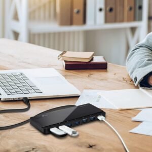 TP-LINK 7-Port USB 3.0 Hub, 5Gbps Transfer Rate with 12V/2.5A Power Adapter, 1-Meter USB 3.0 Cable, Plug and Play | UH700 - Image 7